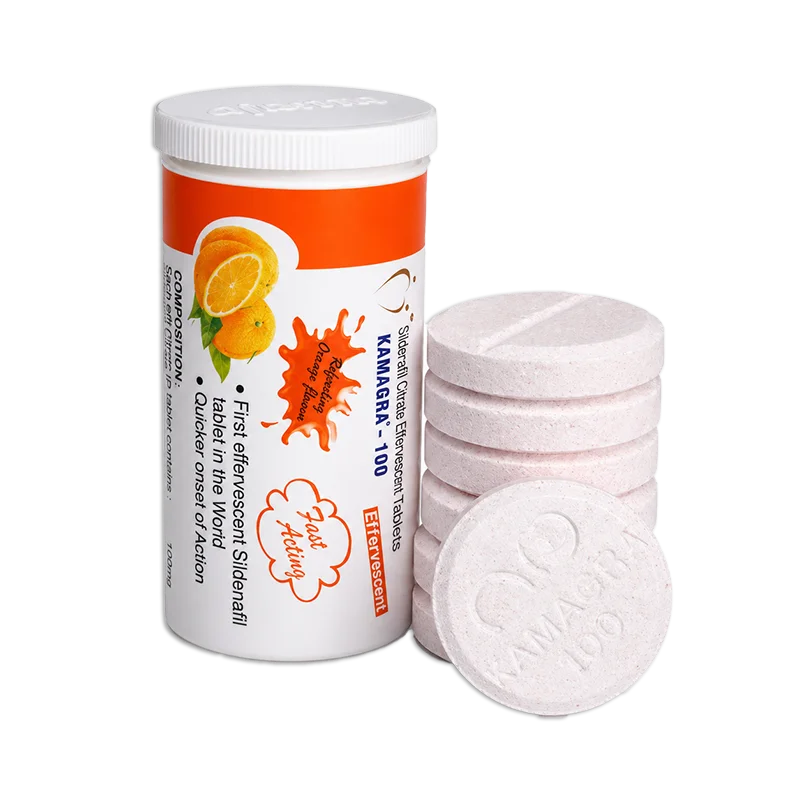 威而鋼發泡錠 Kamagra Effervescent 100mg 橙味速溶型